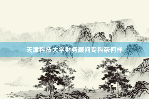 天津科技大学财务顾问专科奈何样